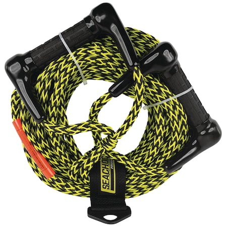 Seachoice 1-Section Water Ski Rope With Double Handle, 75' 86729